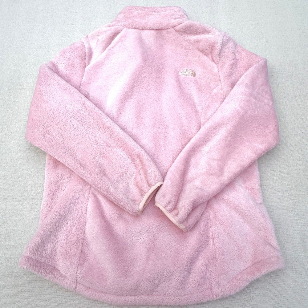 The North Face Womens Osito Full Zip High Pile Fleece Jacket Pink Large L - Picture 2 of 8